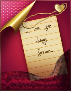 bigstock-Love-letter-with-medallion-28509071